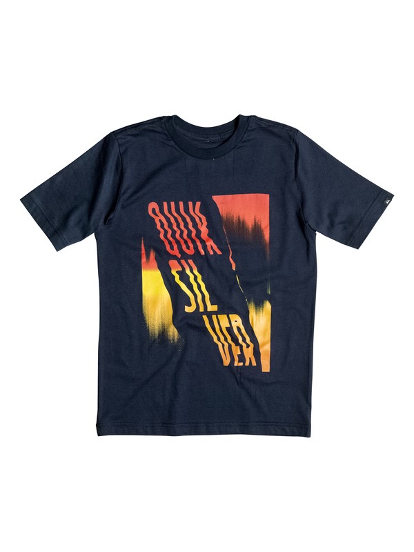 quiksilver, Boy's 8-16 The South Tee, NAVY BLAZER (byj0) 0 Boy's 8-16 The South Tee AQBZT03095 Quiksilver