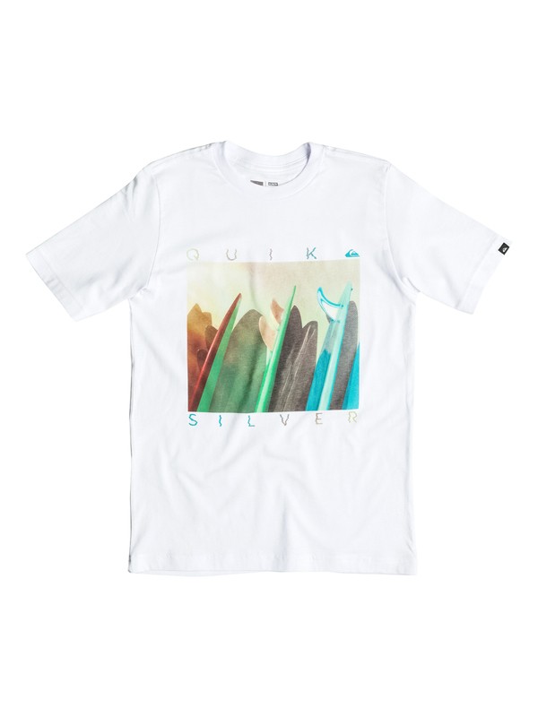 quiksilver, Boy's 8-16 Mug Shot Tee, WHITE (wbb0) 0 Boy's 8-16 Mug Shot Tee AQBZT03101 Quiksilver