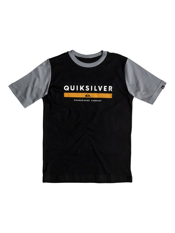 quiksilver, Boy's 8-16 Under Score Tee, BLACK (kvj0) 0 Boy's 8-16 Under Score Tee AQBZT03107 Quiksilver