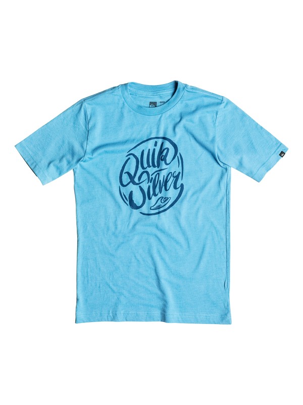 quiksilver, Boy's 8-16 Riverside Tee, NIAGARA HEATHER (bkth) 0 Boy's 8-16 Riverside Tee AQBZT03112 Quiksilver