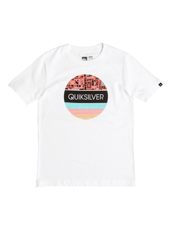 quiksilver, Color Wheel - T-Shirt, WHITE (wbb0) 0 Color Wheel - T-Shirt AQBZT03121 Quiksilver