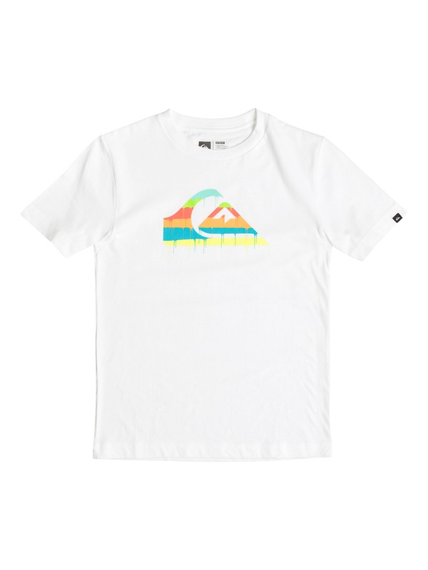 quiksilver, Boys 8-16 Quik Drip T-Shirt, WHITE (wbb0) 0 Boys 8-16 Quik Drip T-Shirt AQBZT03123 Quiksilver