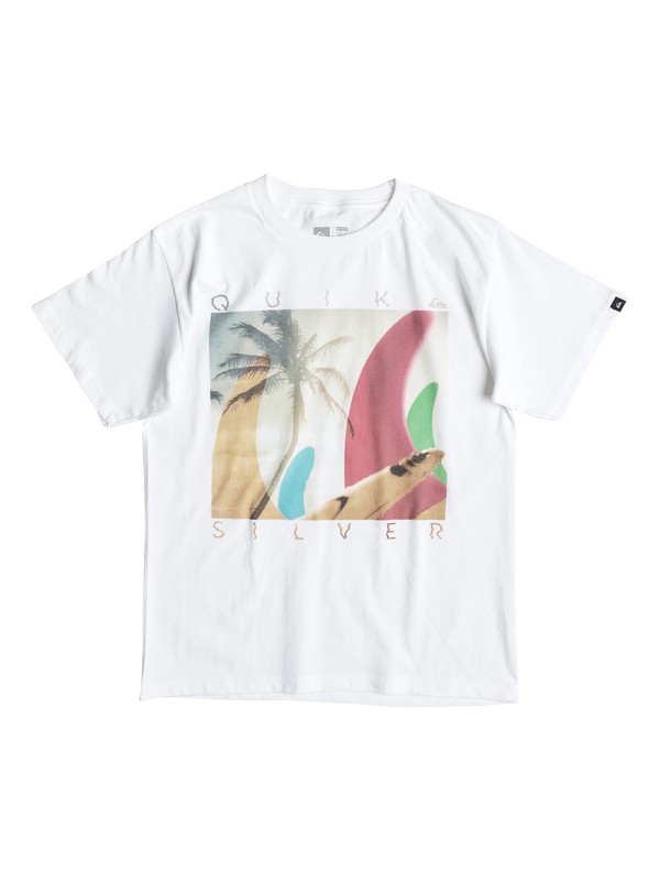 quiksilver, Boy's 8-16 Board Tee, WHITE (wbb0) 0 Boy's 8-16 Board Tee AQBZT03151 Quiksilver