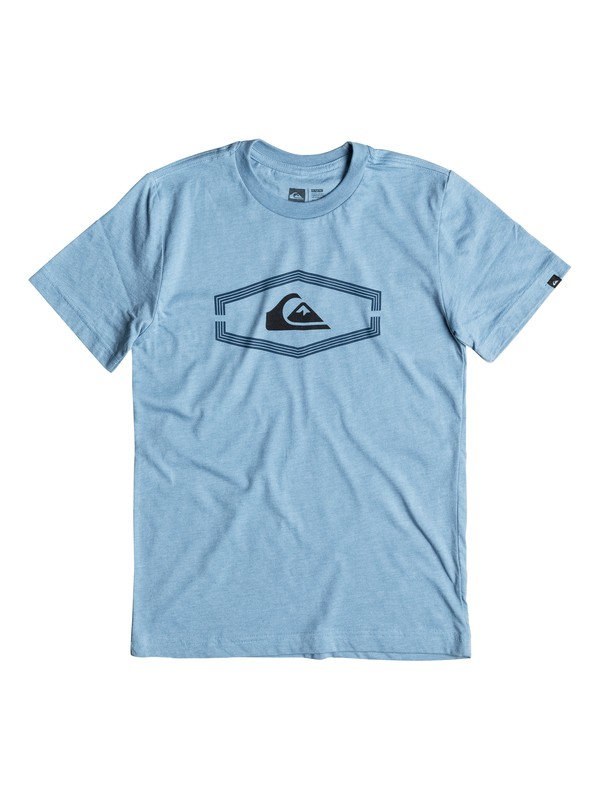 quiksilver, Boy's 8-16 Dang Tee, NIAGARA HEATHER (bkth) 0 Boy's 8-16 Dang Tee AQBZT03157 Quiksilver