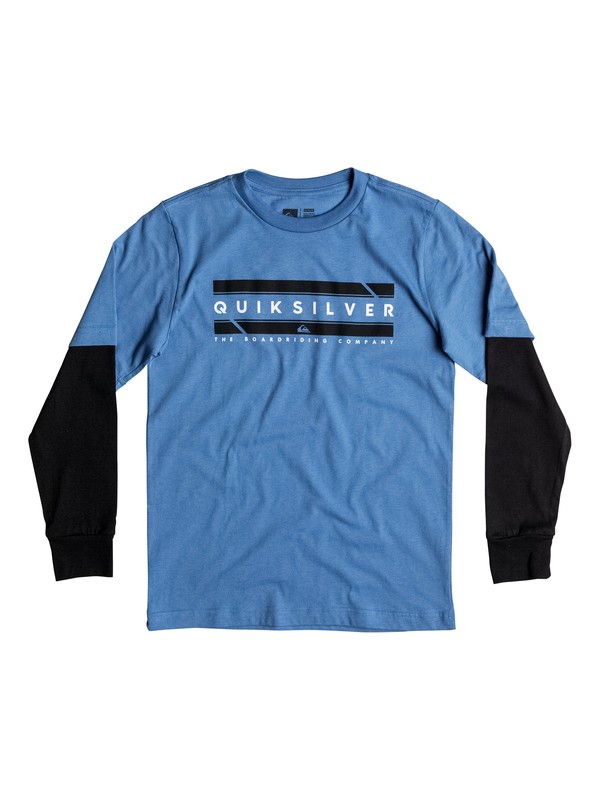quiksilver, Boy's 8-16 In Da Box Tee, STAR SAPPHIRE (bnj0) 0 Boy's 8-16 In Da Box Tee AQBZT03162 Quiksilver