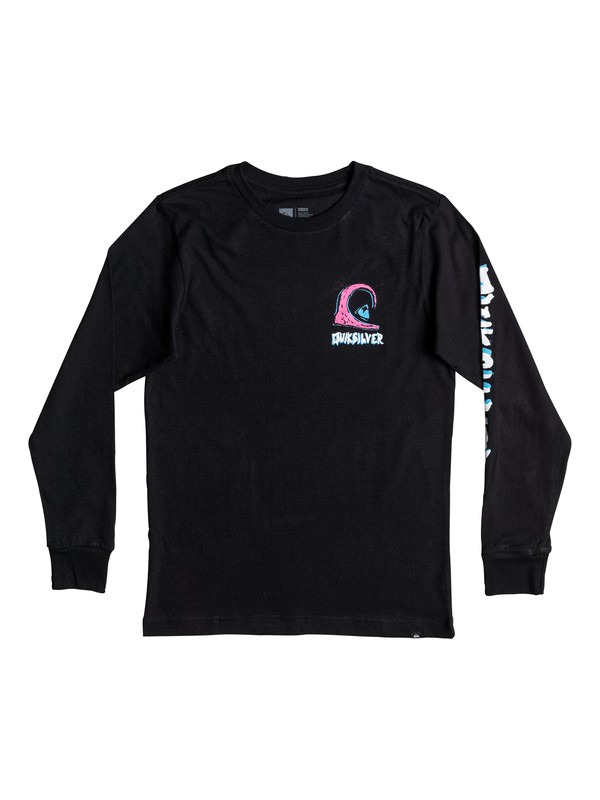 quiksilver, Boy's 8-16 Action 1 Long Sleeve Tee, BLACK (kvj0) 0 Boy's 8-16 Action 1 Long Sleeve Tee AQBZT03173 Quiksilver