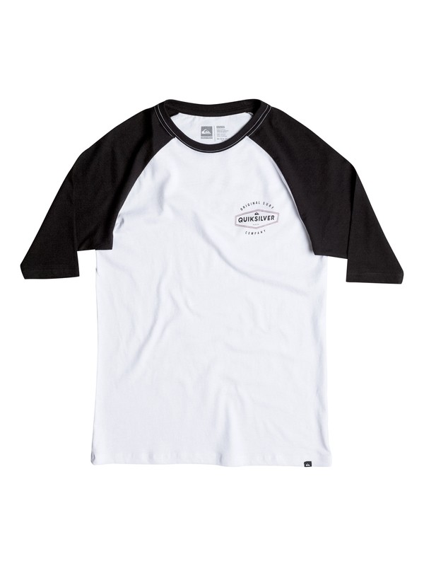 quiksilver, Boy's 8-16 Last Call Raglan Tee, WHITE (wbb0) 0 Boy's 8-16 Last Call Raglan Tee AQBZT03181 Quiksilver