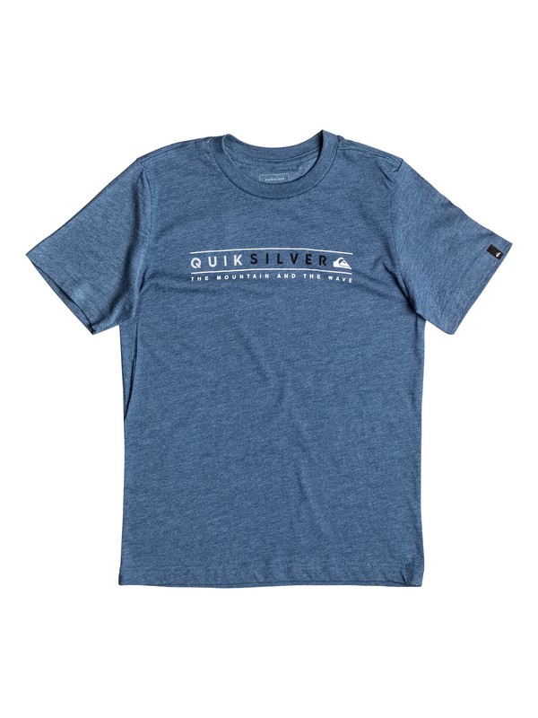 quiksilver, Boy's 8-16 Always Clean Tee, DARK DENIM HEATHER (brqh) 0 Boy's 8-16 Always Clean Tee AQBZT03186 Quiksilver