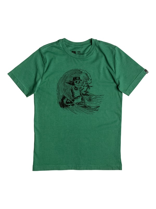 quiksilver, Boy's 8-16 Only The Surfer Tee, FIR (gqb0) 0 Boy's 8-16 Only The Surfer Tee AQBZT03192 Quiksilver