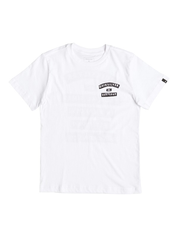 quiksilver, Boy's 8-16 Buddy Gang Tee, WHITE (wbb0) 0 Boy's 8-16 Buddy Gang Tee AQBZT03197 Quiksilver