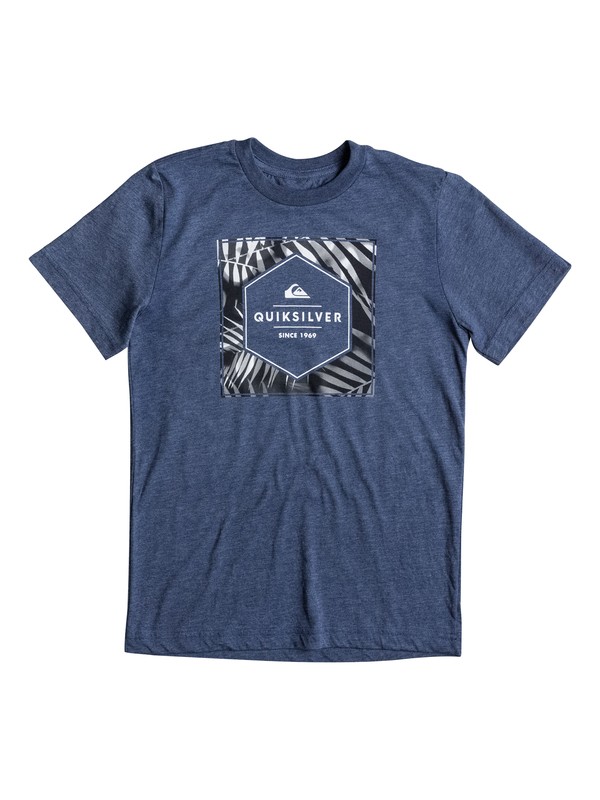 quiksilver, Shady Hex - T-Shirt, DARK DENIM HEATHER (brqh) 0 Shady Hex - T-Shirt AQBZT03210 Quiksilver