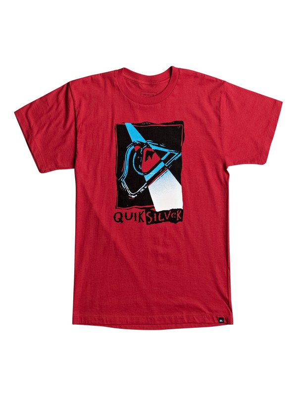 quiksilver, Boy's 8-16 Hot Spot Tee, QUIK RED (rqr0) 0 Boy's 8-16 Hot Spot Tee AQBZT03241 Quiksilver