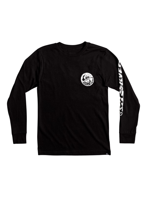quiksilver, BAD VISION LS YOUTH BU1, BLACK (kvj0) 0 BAD VISION LS YOUTH BU1 AQBZT03256 Quiksilver