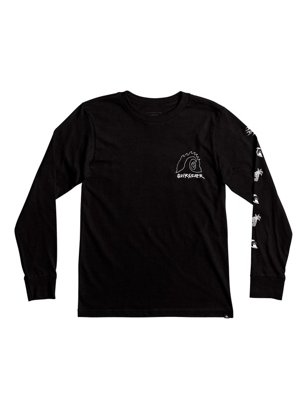 quiksilver, VENICE BLISS LS YOUTH BU1, BLACK (kvj0) 0 VENICE BLISS LS YOUTH BU1 AQBZT03257 Quiksilver