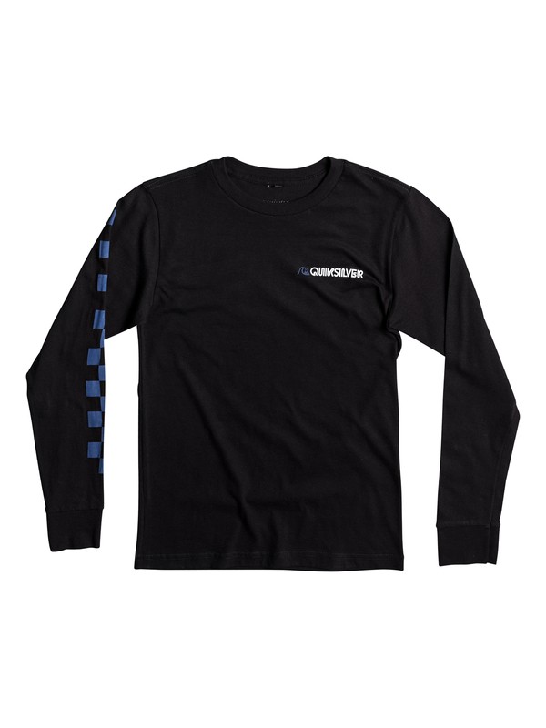 quiksilver, Boy's 8-16 Past And Present Long Sleeve Tee, BLACK (kvj0) 0 Boy's 8-16 Past And Present Long Sleeve Tee AQBZT03263 Quiksilver