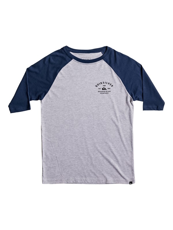 quiksilver, Archer Raglan - T-Shirt, ATHLETIC HEATHER (sgrh) 0 Archer Raglan - T-Shirt AQBZT03271 Quiksilver