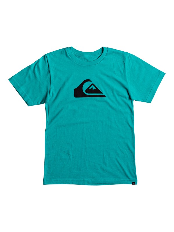 quiksilver, Boy's 8-16 Logo Tee, VIRIDIAN GREEN (bhf0) 0 Boy's 8-16 Logo Tee AQBZT03285 Quiksilver