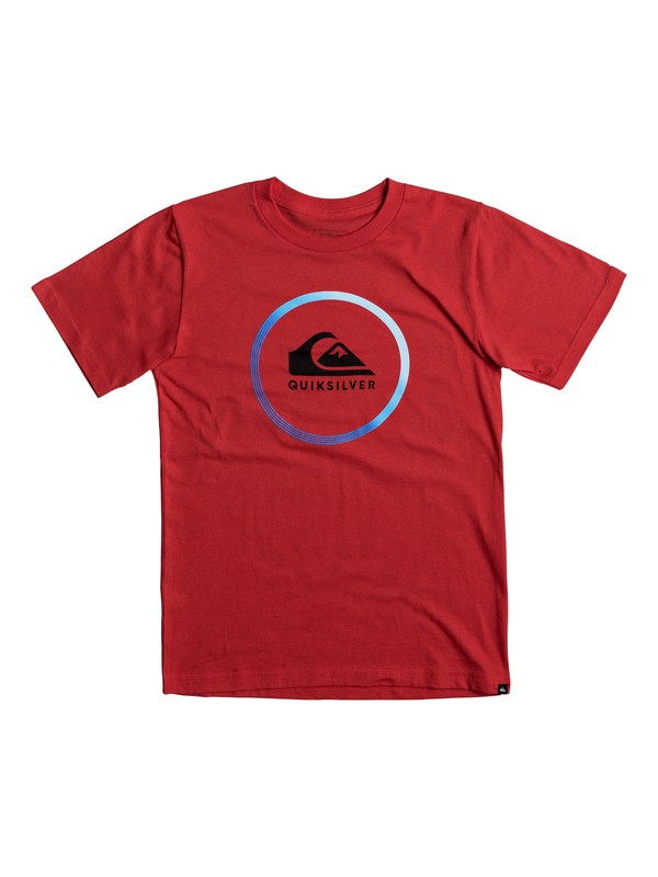 quiksilver, Boy's 8-16 Active Logo Tee, QUIK RED (rqr0) 0 Boy's 8-16 Active Logo Tee AQBZT03286 Quiksilver