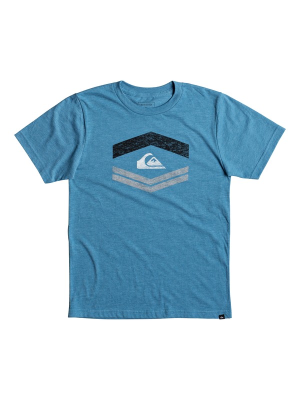 quiksilver, Boy's 8-16 Friendly Fire Tee, TURKISH SEA HEATHER (bqsh) 0 Boy's 8-16 Friendly Fire Tee AQBZT03287 Quiksilver