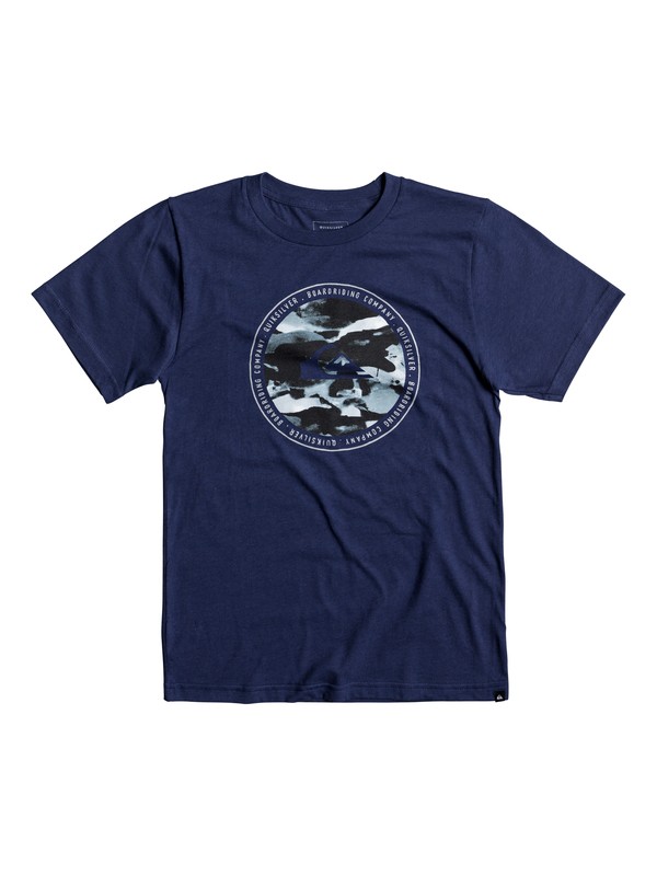 quiksilver, Boy's 8-16 Resin Feel Tee, ESTATE BLUE (bsw0) 0 Boy's 8-16 Resin Feel Tee AQBZT03290 Quiksilver