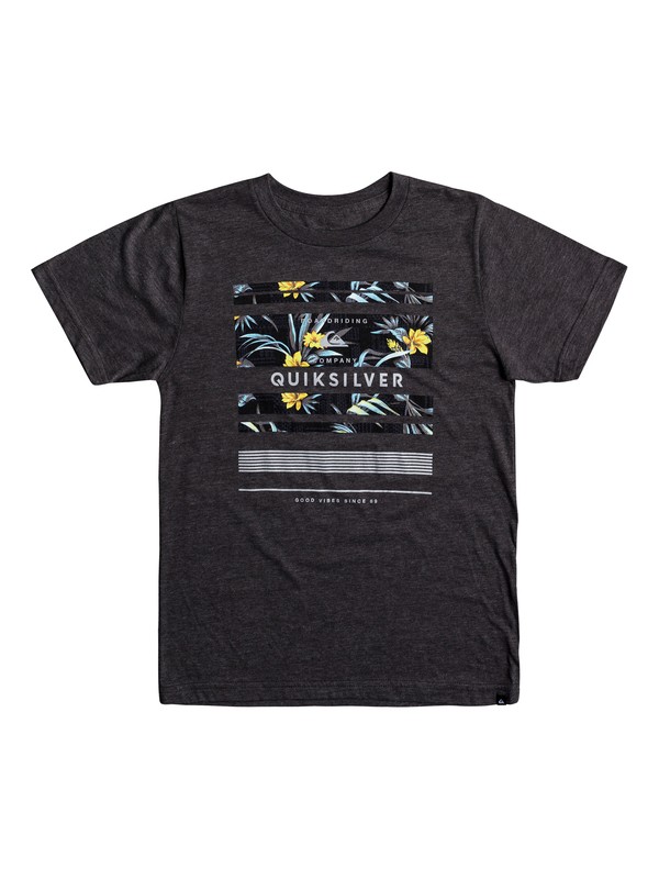 quiksilver, Boy's 8-16 Stinger Tee, CHARCOAL HEATHER (ktah) 0 Boy's 8-16 Stinger Tee AQBZT03293 Quiksilver