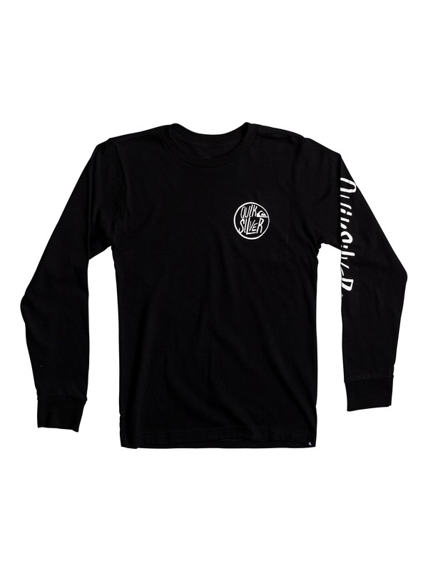 KOOL SHAPES L/S YOUTH BU1 AQBZT03307 0 Boy's 8-16 Kool Shapes Long Sleeve Tee AQBZT03307 Quiksilver