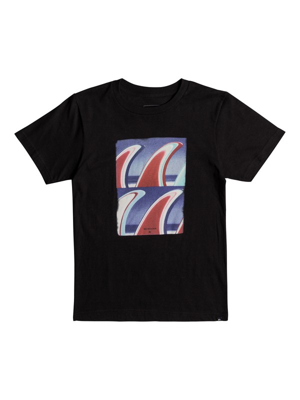 quiksilver, Boys 8 -16 Fin Fanatic Tee, BLACK (kvj0) 0 Boys 8 -16 Fin Fanatic Tee AQBZT03329 Quiksilver