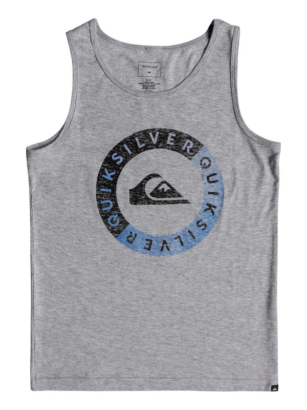 quiksilver, Boys 8 -16 Shores Away Tank, ATHLETIC HEATHER (sgrh) 0 Boys 8 -16 Shores Away Tank AQBZT03335 Quiksilver