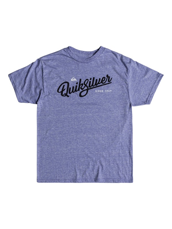 quiksilver, Boy's 8-16 Wavey Glaze Tee, BRIGHT COBALT HEATHER (bpch) 0 Boy's 8-16 Wavey Glaze Tee AQBZT03339 Quiksilver