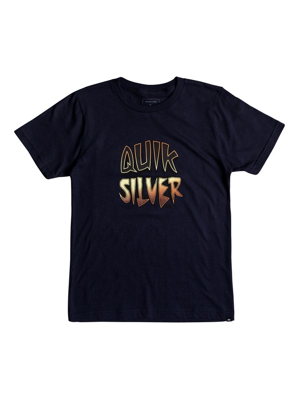 quiksilver, Boy's 8-16 Capt Cavern Tee, NAVY BLAZER (byj0) 0 Boy's 8-16 Capt Cavern Tee Blue AQBZT03368 Quiksilver