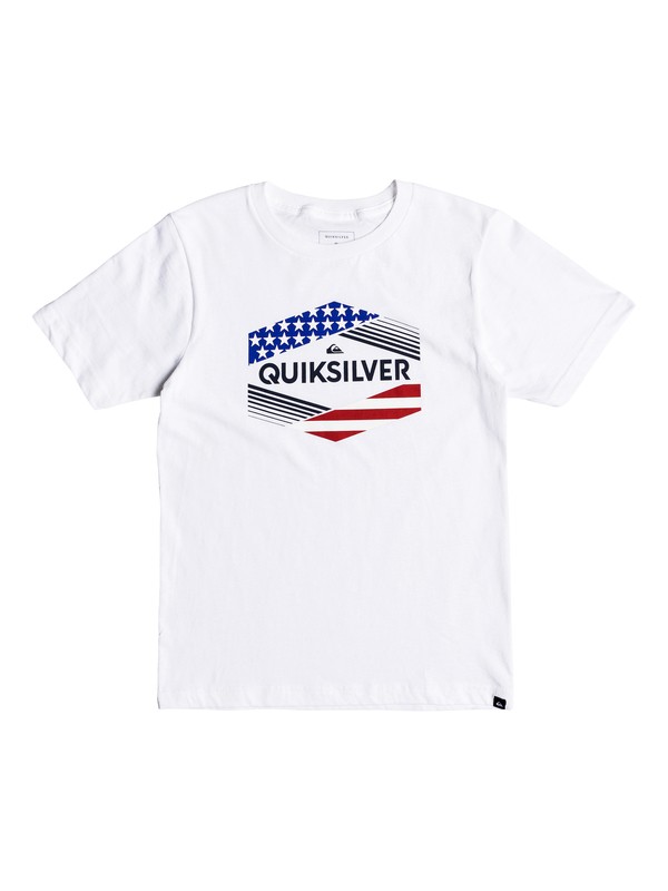 quiksilver, Camiseta Stars & Stripes, WHITE (wbb0) 0 Camiseta Stars & Stripes AQBZT03372 Quiksilver