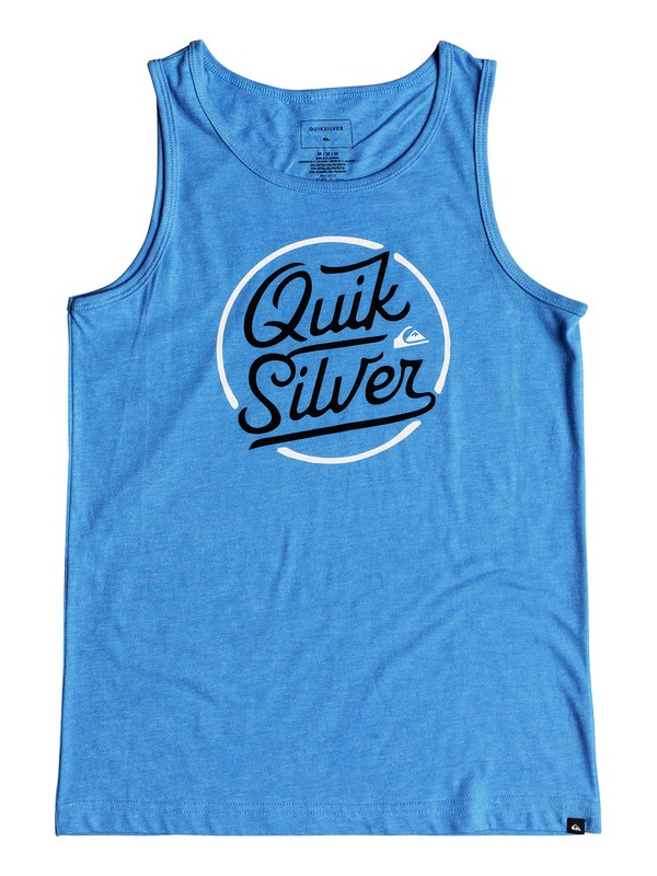 quiksilver, Circle Script - Vest, MALIBU HEATHER (bmah) 0 Circle Script - Vest Blue AQBZT03377 Quiksilver