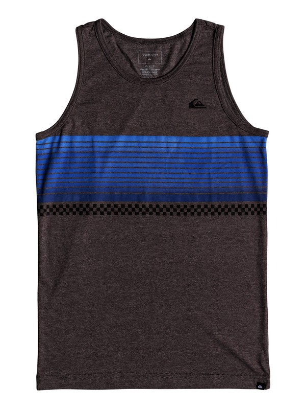 quiksilver, Boys 8-16 Shredsticks - Tank, CHARCOAL HEATHER (ktah) 0 Boys 8-16 Shredsticks - Tank Black AQBZT03378 Quiksilver