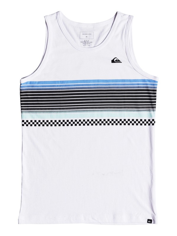 quiksilver, Boys 8-16 Shredsticks Camiseta Tank sin Mangas, WHITE (wbb0) 0 Boys 8-16 Shredsticks Camiseta Tank sin Mangas Blanco AQBZT03378 Quiksilver