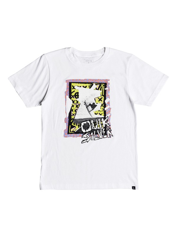quiksilver, Boy's 8-16 Magic Collage Tee, WHITE (wbb0) 0 Boy's 8-16 Magic Collage Tee AQBZT03392 Quiksilver