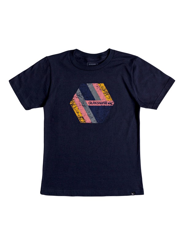quiksilver, Boy's 8-16 Retro Right Tee, NAVY BLAZER (byj0) 0 Boy's 8-16 Retro Right Tee Blue AQBZT03408 Quiksilver