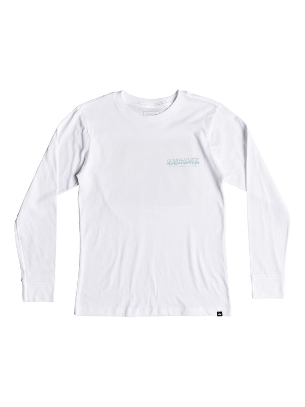 quiksilver, Boy's 8-16 The Original M And W Long Sleeve Tee, WHITE (wbb0) 0 Boy's 8-16 The Original M And W Long Sleeve Tee White AQBZT03418 Quiksilver