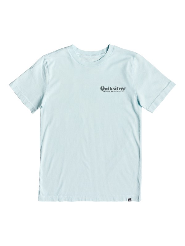 quiksilver, Boy's 8-16 Fineline Tee, AQUATIC (bfm0) 0 Boy's 8-16 Fineline Tee Blue AQBZT03456 Quiksilver