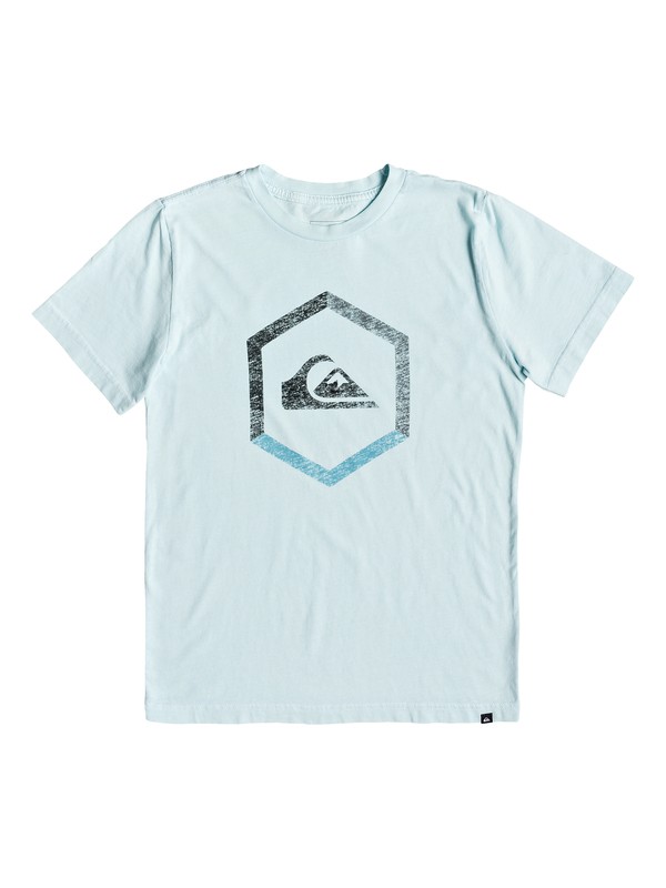 quiksilver, Boy's 8-16 Multi Hex Tee, AQUATIC (bfm0) 0 Boy's 8-16 Multi Hex Tee Blue AQBZT03458 Quiksilver