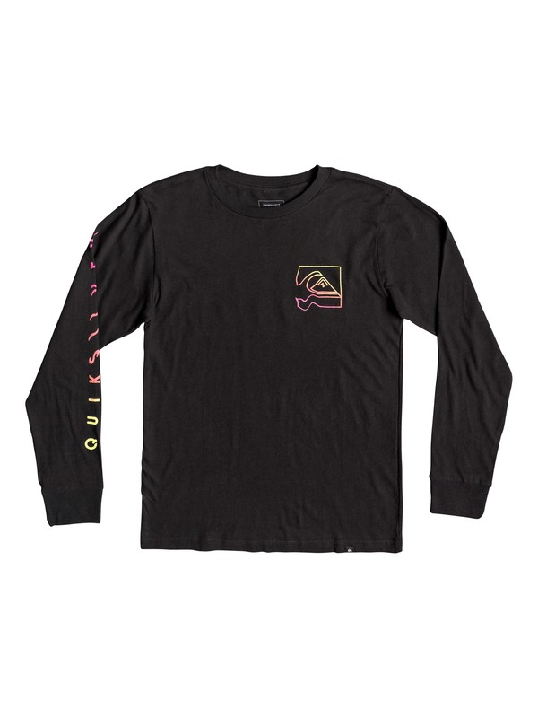 quiksilver, Boy's 8-16 Quik Distortion Long Sleeve Tee, BLACK (kvj0) 0 Boy's 8-16 Quik Distortion Long Sleeve Tee Black AQBZT03469 Quiksilver