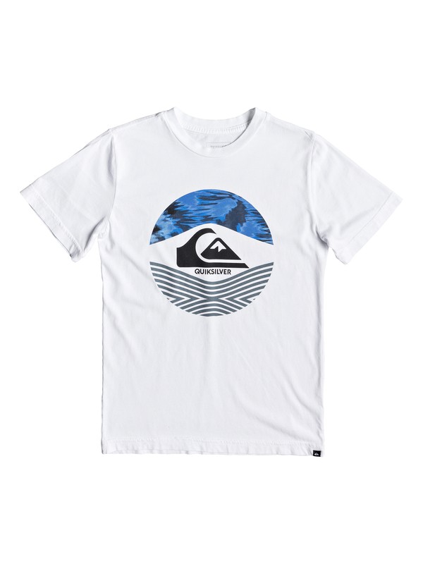 quiksilver, Boy's 8-16 Stomped On Tee, WHITE (wbb0) 0 Boy's 8-16 Stomped On Tee White AQBZT03514 Quiksilver