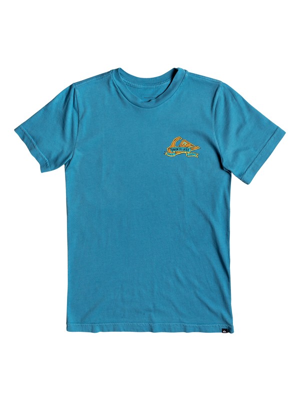 quiksilver, Boy's 8-16 Tattered Tee, SOUTHERN OCEAN (bpb0) 0 Boy's 8-16 Tattered Tee Blue AQBZT03517 Quiksilver