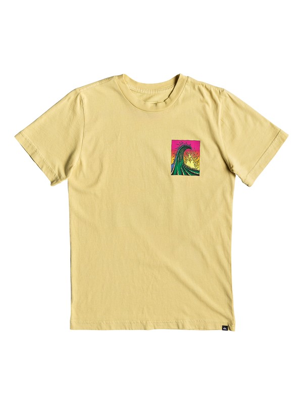 quiksilver, Boy's 8-16 Quik Solar Tee, RATTAN (yhp0) 0 Boy's 8-16 Quik Solar Tee Yellow AQBZT03519 Quiksilver
