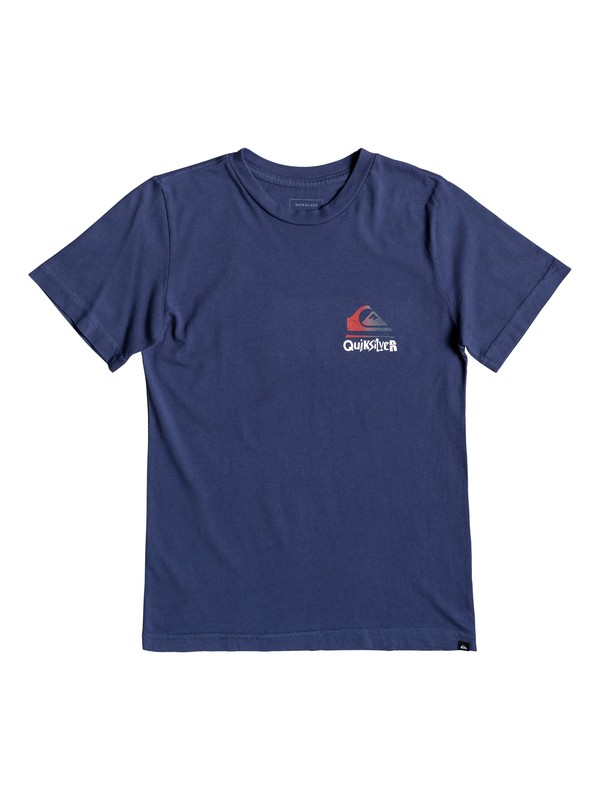quiksilver, Boy's 8-16 Rebel Yell Tee, MEDIEVAL BLUE (bte0) 0 Boy's 8-16 Rebel Yell Tee Blue AQBZT03523 Quiksilver