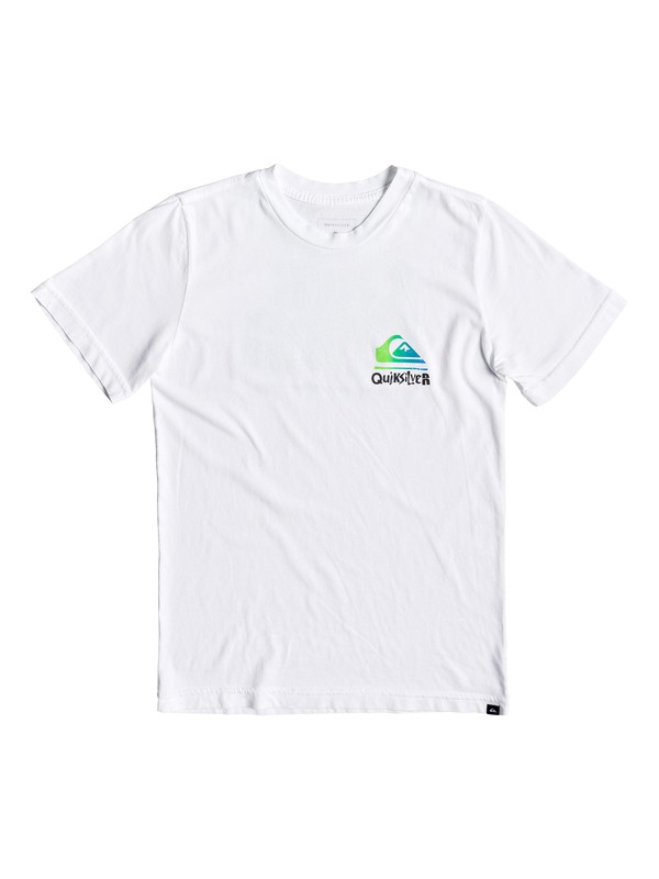 quiksilver, Boy's 8-16 Rebel Yell Tee, WHITE (wbb0) 0 Boy's 8-16 Rebel Yell Tee White AQBZT03523 Quiksilver