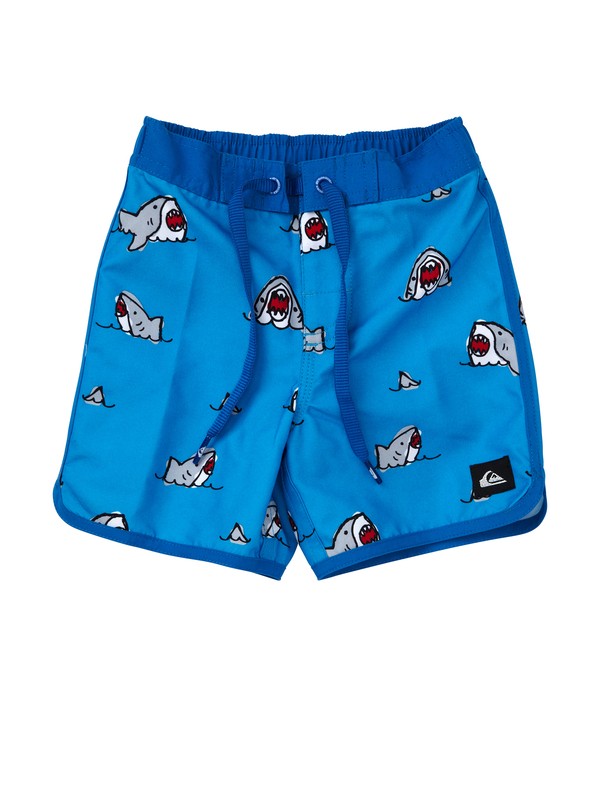 quiksilver, Baby Sharkbait Boardshorts, CYAN (bmj6) 0 Baby Sharkbait Boardshorts AQIBS00039 Quiksilver