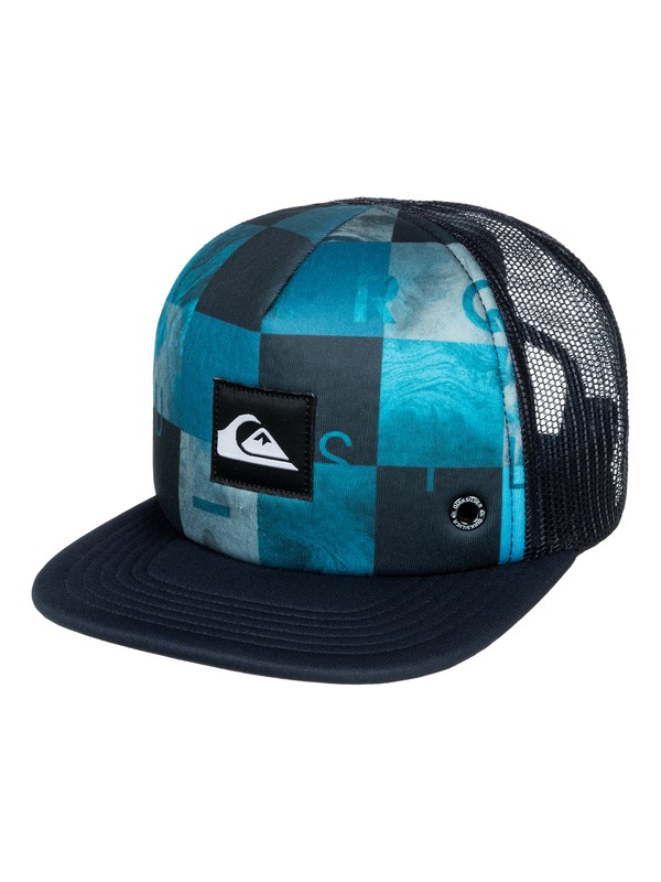 quiksilver, Gorra Boardies Tipo Trucker - Bebés, BP CHECKS DARK DENIM (brq6) 0 Gorra Boardies Tipo Trucker - Bebés AQIHA03018 Quiksilver
