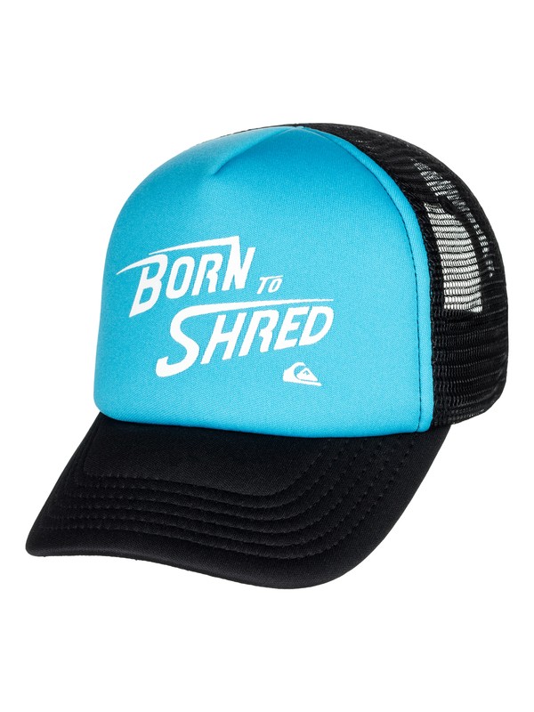 quiksilver, Baby Rip Trucker Hat, CYAN BLUE (bkv0) 0 Baby Rip Trucker Hat Blue AQIHA03082 Quiksilver