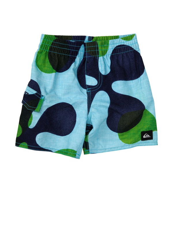 quiksilver, Baby Splendid Volley Boardshorts, LAGOON (bhr6) 0 Baby Splendid Volley Boardshorts AQIJV00025 Quiksilver
