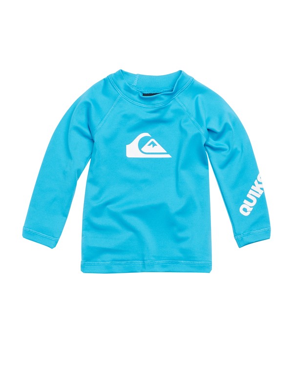 quiksilver, ALL TIME INFANT LS, CYAN (bkv0) 0 ALL TIME INFANT LS AQIWR00003 Quiksilver